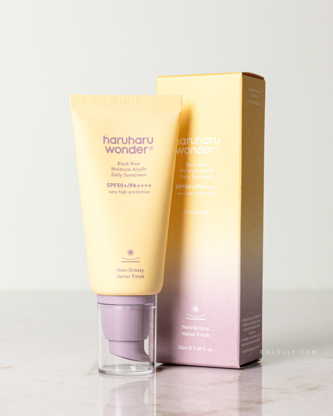 Haruharu Wonder Black Rice Moisture Airyfit Sunscreen SPF50+ PA++++ 50ml